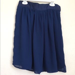 Navy blue skirt!